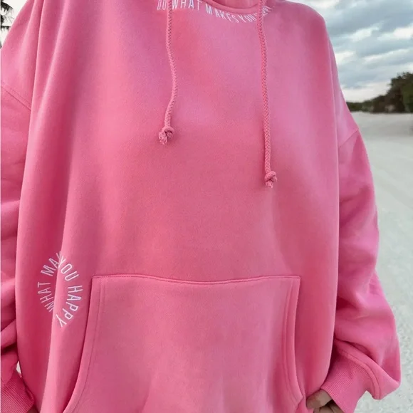 Sunkissed Coconut Happy Embroidered Hoodie! - Picture 3 of 3